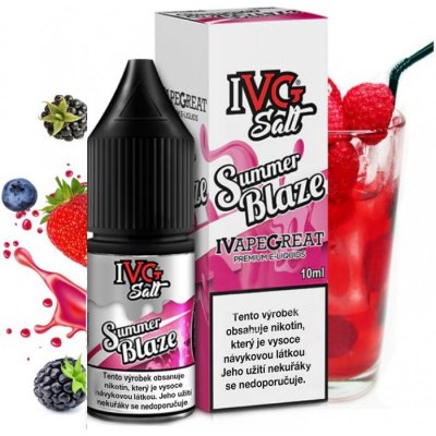 IVG E-Liquids Salt Summer Blaze 10 ml 10 mg – Zbozi.Blesk.cz