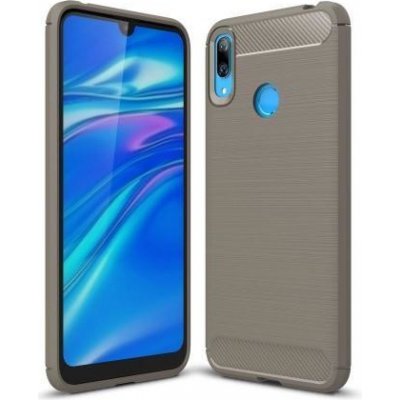 Pouzdro Fibre gelové Huawei Y7 (2019) - šedé – Zboží Živě