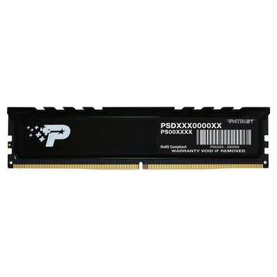 Patriot Signature Premium 16GB 5600 MHz černá DDR5 CL46 NON-ECC Unbuffered 1.2V PSP516G560081H1