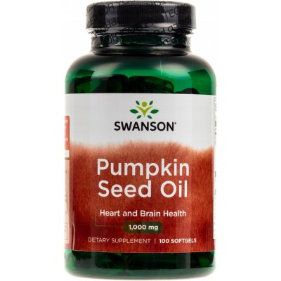 Now Foods Pumpkin Seed Oil dýňový olej 1000 mg 100 softgel kapslí – Hledejceny.cz