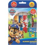Jiri Models Fixy foukací 6ks se šablonami pro kluky Tlapková patrola/Paw patrol v krabičce 12x19cm – Hledejceny.cz