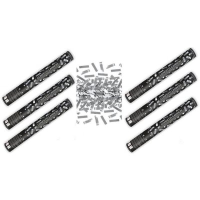 Konfety 40 cm STŘÍBRNÉ METALICKÉ Silvestr PARTYKONF – Sleviste.cz