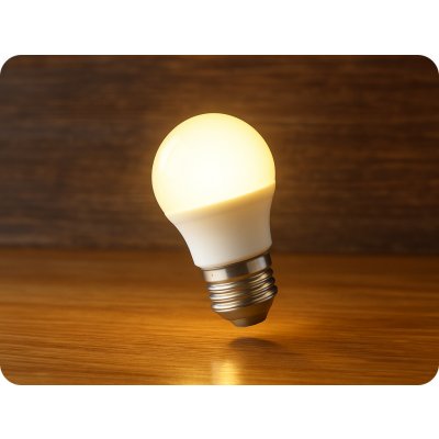 V-TAC E27 LED žárovka 6,5W 600 lm G45 teplá bílá – Zboží Mobilmania