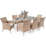 di volio Ratanový nábytek Verona 8+1 béžovo/krémový – Zboží Dáma di volio Ratanový nábytek Verona 8+1 béžovo/krémový – Zboží Dáma