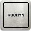 Piktogram Accept Piktogram "kuchyň" (80 × 80 mm) (stříbrná tabulka - černý tisk)