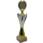 ProZona Sportovní trofej design terče mramorový podstavec zlato-stříbrná 33 cm – Hledejceny.cz