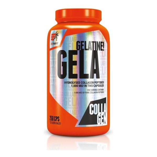 Doplněk stravy Extrifit Gela Gelatine Hydrolysed 250 kapslí