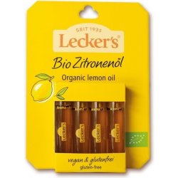 Lecker´s Citrónový olej 100% 4 x 2 ml bio