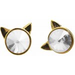 JSB Fashion náušnice kočičí hlava 61400782CR – Hledejceny.cz