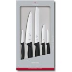 Victorinox Swiss Classic Sada kuchyňských nožů Černá Nerezová Ocel 5 ks – Zboží Dáma