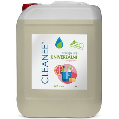 CLEANEE ECO hygienický čistič UNIVERZÁLNÍ s vůní GRAPEFRUITU 5 l – Zboží Mobilmania