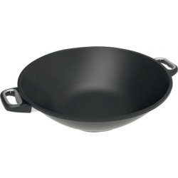 AMT Gastroguss Litinová pánev wok vhodná na indukci 36 cm