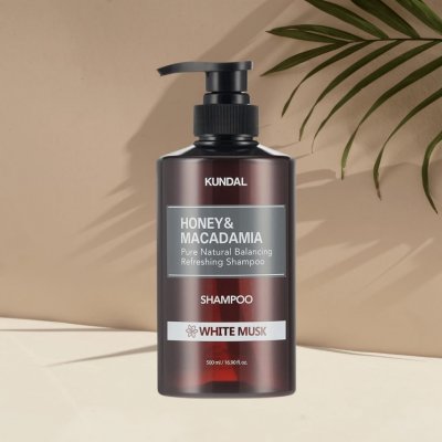 Kundal Honey&Macadamia Shampoo White Musk 500 ml – Zboží Mobilmania