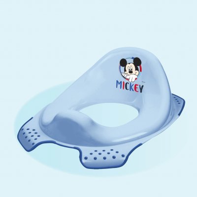Keeper Adaptér na WC s protiskluzem Mickey a Minnie modrá – Zboží Mobilmania