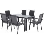 LIVARNO Sada hliníkového zahradního nábytku Houston/Toronto, 7dílná, šedá – Sleviste.cz