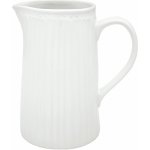 GreenGate džbán Alice White bílá barva porcelán 1 l – Zboží Dáma