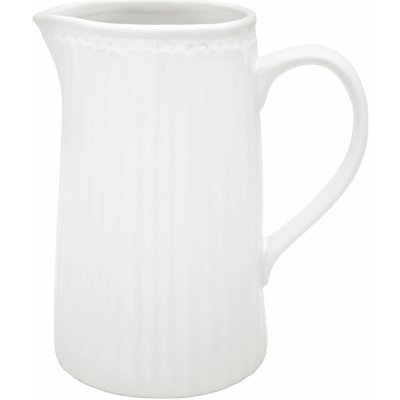 GreenGate džbán Alice White bílá barva porcelán 1 l – Zbozi.Blesk.cz