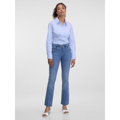 Orsay dámské bootcut džíny bílá světle modré – Hledejceny.cz