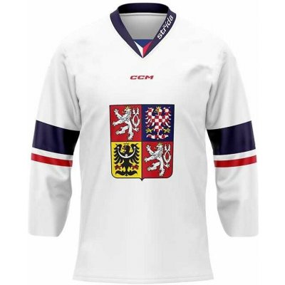 CCM Fandres replica Dres české hokejové reprezentace David Pastrňák #88 2023/2024 bílý dětský – Sleviste.cz