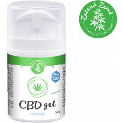 Zelená Země CBD chladivý gel 50 g