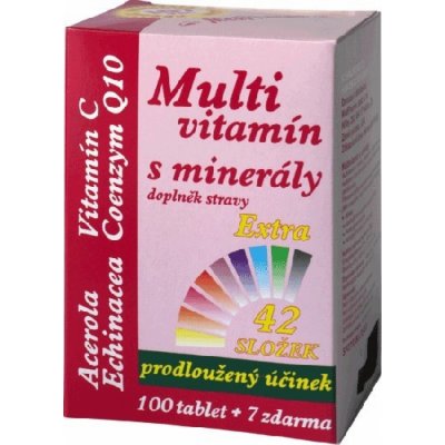MedPharma Multivitamin s minerály + extra koenzym Q10 107 tablet – Zboží Dáma MedPharma Multivitamin s minerály + extra koenzym Q10 107 tablet – Zboží Dáma