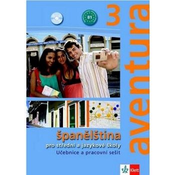 Aventura 3 - Španělština pro SŠ a JŠ- učebnice + PS + 2CD - Brožová  Kateřina, Peňaranda C. Ferrer od 495 Kč - Heureka.cz