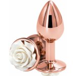 NS Novelties Rear Assets Rose Buttplug Small White – Hledejceny.cz