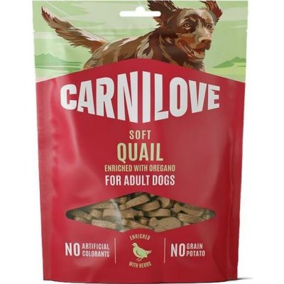 VAFO Praha s.r.o. CARNILOVE Dog SOFT Snack Quail enriched with Oregano 200 g – Hledejceny.cz