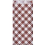Papírový sáček Karo 9+2 5 x 20 cm na párek v rohlíku – Zboží Dáma