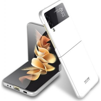 Pouzdro GKK Plastové Samsung Galaxy Z Flip 3 5G bílé