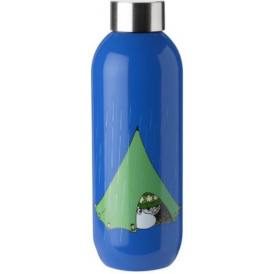 Stelton Cestovní láhev TO GO CLICK MOOMIN CAMPING modrá 750 ml