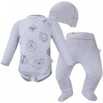 Little Angel Novorozenecká sada smyk Outlast® Šedý melír/zvířátka – Zboží Dáma