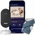 Owlet Dream Duo Dětská chůvička Kamera a pulzní oxymetr modrá sada – Hledejceny.cz