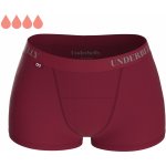 Menstruační kalhotky Underbelly BOYFRIEND bordó z mikromodalu Pro velmi silnou menstruaci – Zboží Dáma