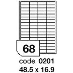 Rayfilm R0100.0201A samolepící 48,5x16,9mm bílé 100 listů – Zboží Dáma