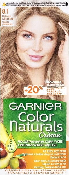 Garnier Color Naturals světlá blond popelavá 8.1 od 75 Kč - Heureka.cz
