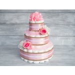 PASTELL Decor Plenkový dort pro holčičku It´ s a Girl! Bez hračky 3 Miminko váží 4 - 9 kg – Zbozi.Blesk.cz