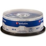 Verbatim BD-R 25GB 4x, spindel, 25ks (98909) – Sleviste.cz