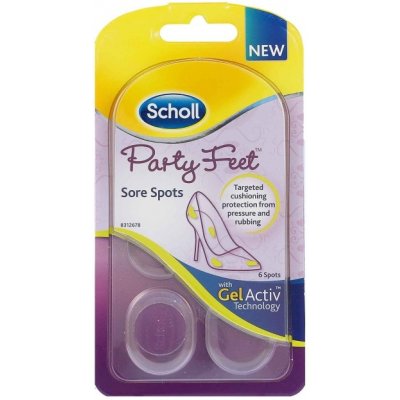 Scholl Party Feet Sore Spots gelové polštářky na citlivá místa – Zboží Mobilmania