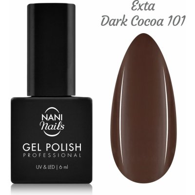 NANI gel lak Extra Dark Cocoa 6 ml – Zboží Mobilmania