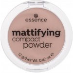 Essence Mattifying Compact Powder pudr 10 Light Beige 12 g – Zbozi.Blesk.cz