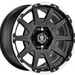 SPARCO Dakar 8,5x18 6x139,7 ET0 matt black lip polished rivets | Zboží Auto