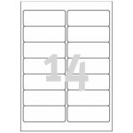 Avery Zweckform Adresní etikety QuickPEEL 25 listů A4 transparentní 99,1 x 38,1 mm pro inkoust J8563-25 – Sleviste.cz