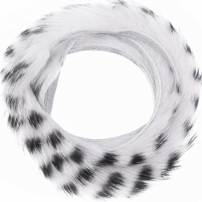 Hends Proužky Králičí Kůže Zonker Barred White Black 4 mm – Hledejceny.cz