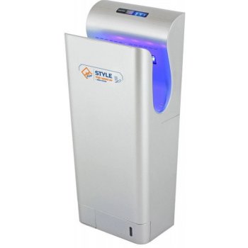 Jet Dryer Bezdotykový osoušeč STYLE pro maximální čistotu a hygienu toalet Stříbrný ABS plast
