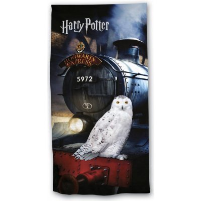 Jerry Fabrics Dětský bavlněný ručník Harry Potter 70x140 cm vzorovaná