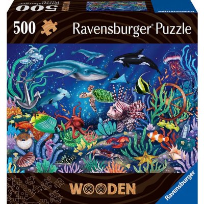 Ravensburger 175154 Dřevěné Podmořský Svět 500 Dílků – Zboží Mobilmania