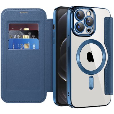 Techsuit - Pouzdro SmartMag Book - iPhone 12 Pro - modré – Zboží Mobilmania