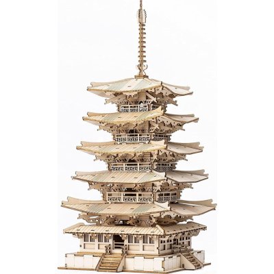 Robotime Rolife 3D Dřevěná Pagoda TGN02 275 ks