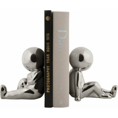 PT Living Joey zarážka na knihy stříbrná – Sleviste.cz